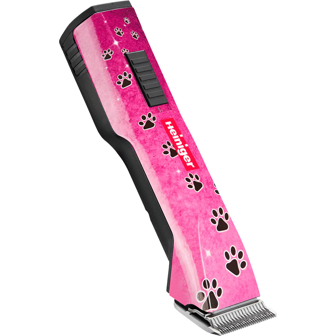 Pink Paws Saphir Cordless Clipper Two Batteries with 2 Free Drives by Heiniger - Image 2