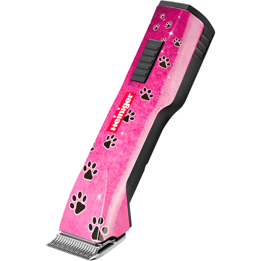 Pink Paws Saphir Cordless Clipper Two Batteries with 2 Free Drives by Heiniger - Image 3