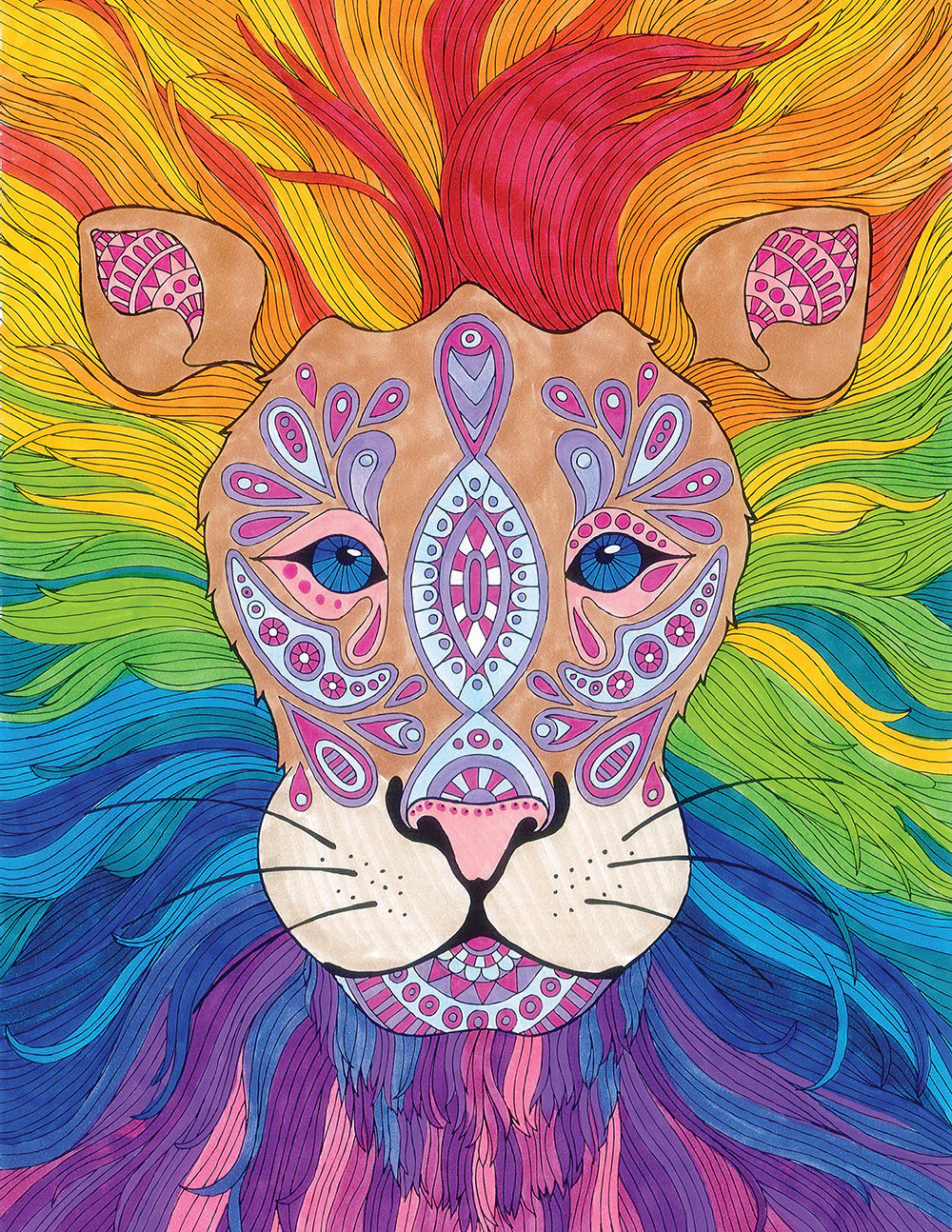 Hello Angel Fun & Fantastic Animals Adult Coloring Collection - Image 2