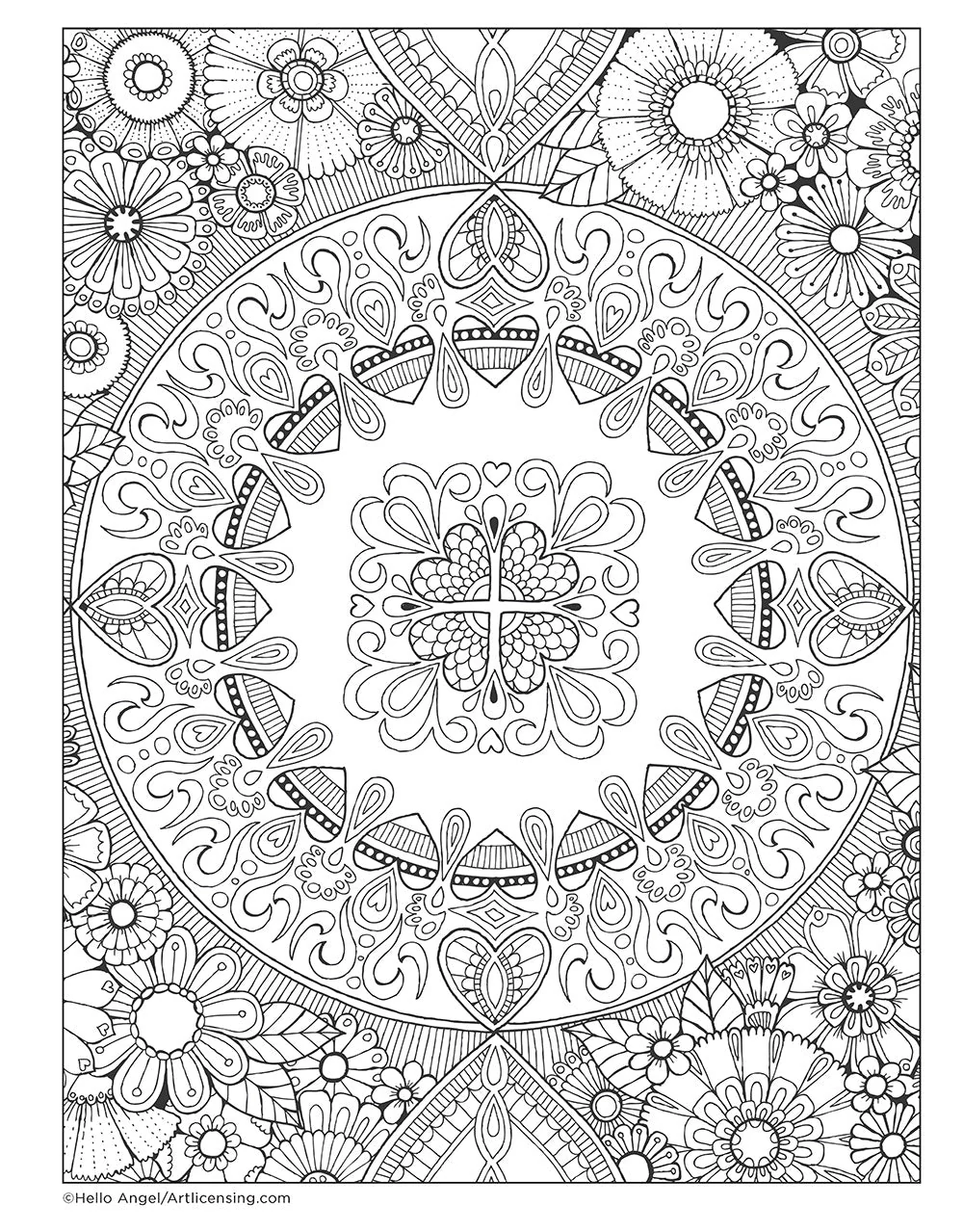 Hello Angel Mindfulness Coloring Collection - Image 5