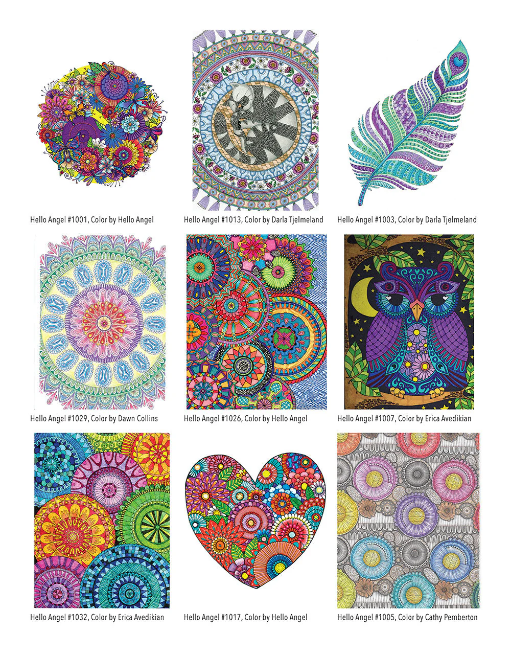 Hello Angel Mindfulness Coloring Collection - Image 6