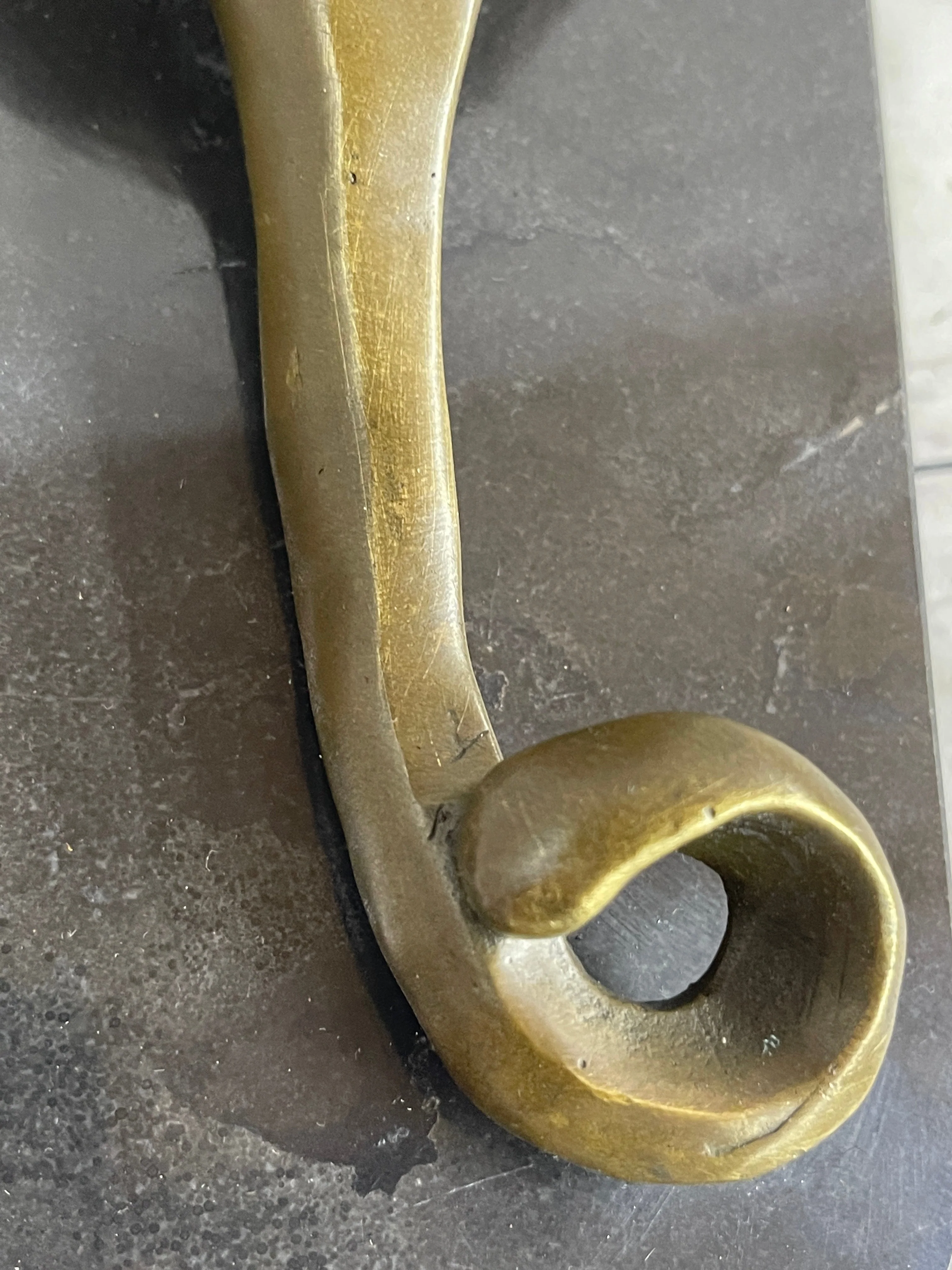 Henry Moore Modern Art Abstract Jaguar Panther Cougar Lion Bronze Sculpture Sale - Image 9