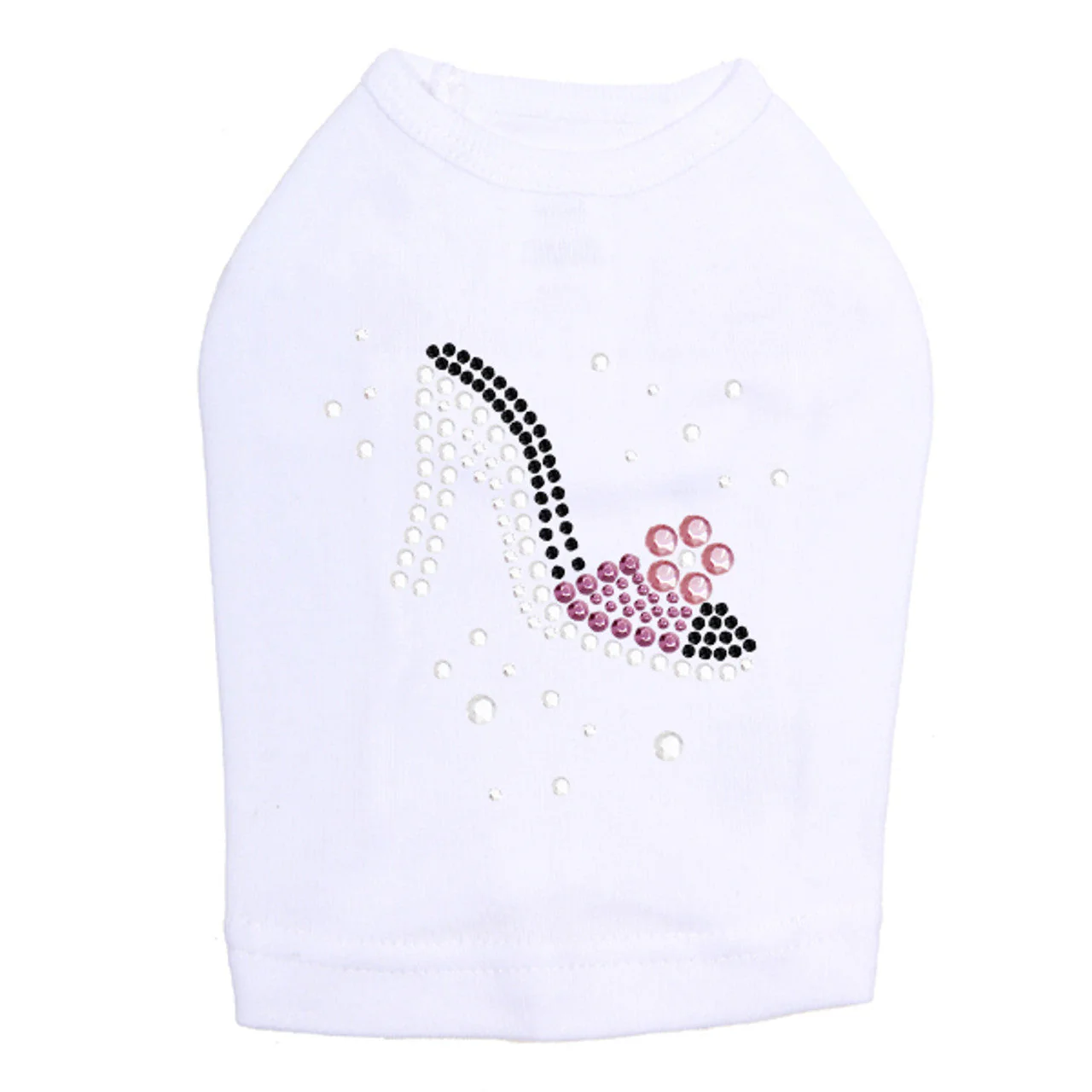 High Heel Shoe (Pink & Black) - Dog Tank - Image 11