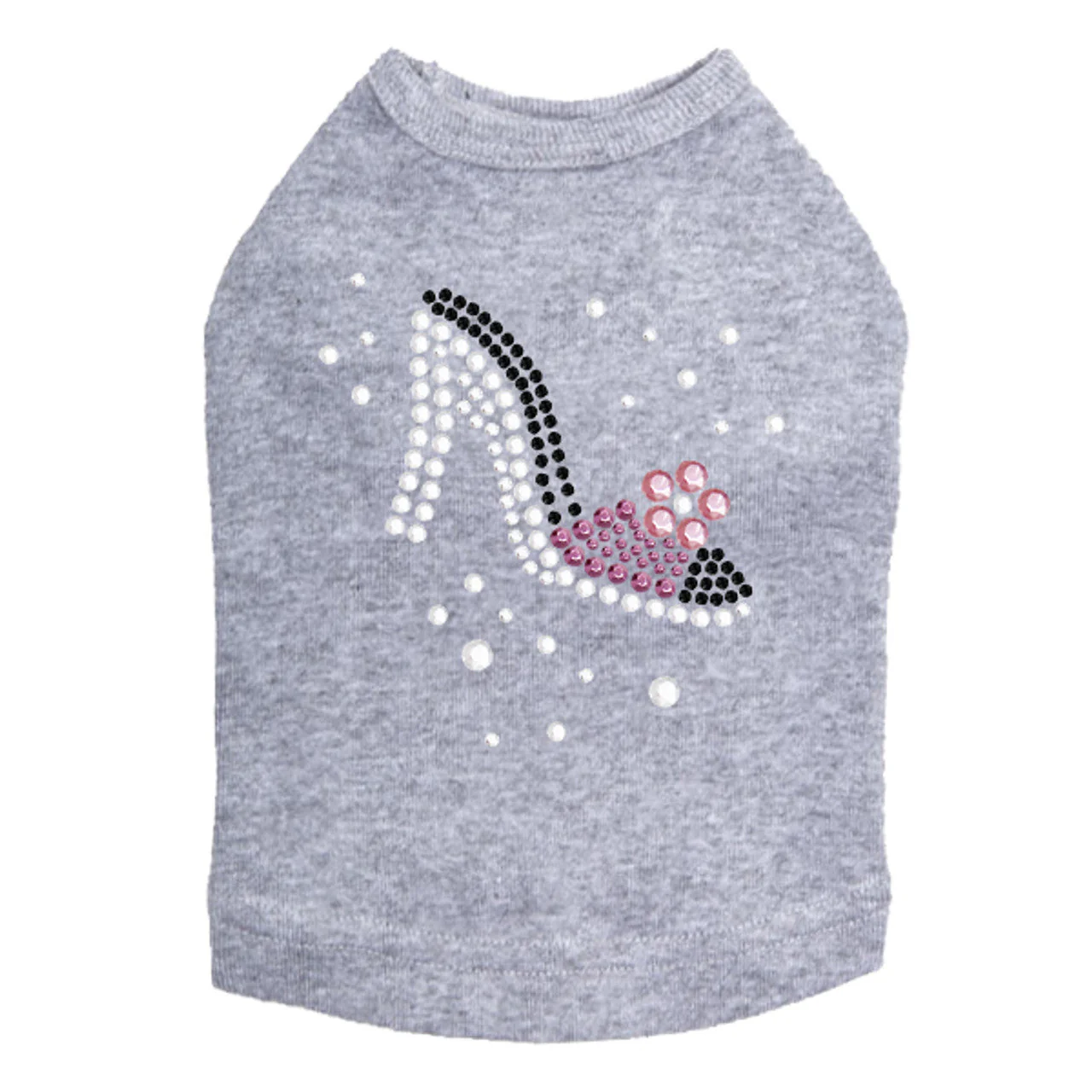 High Heel Shoe (Pink & Black) - Dog Tank - Image 4