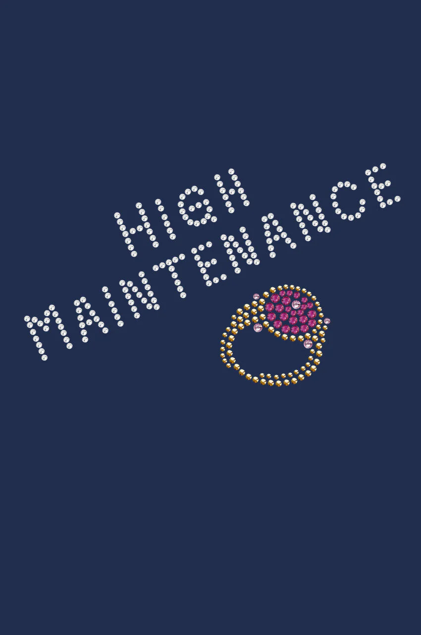 High Maintenance & Austrian crystal  Fuchsia Ring - Bandanna - Image 11