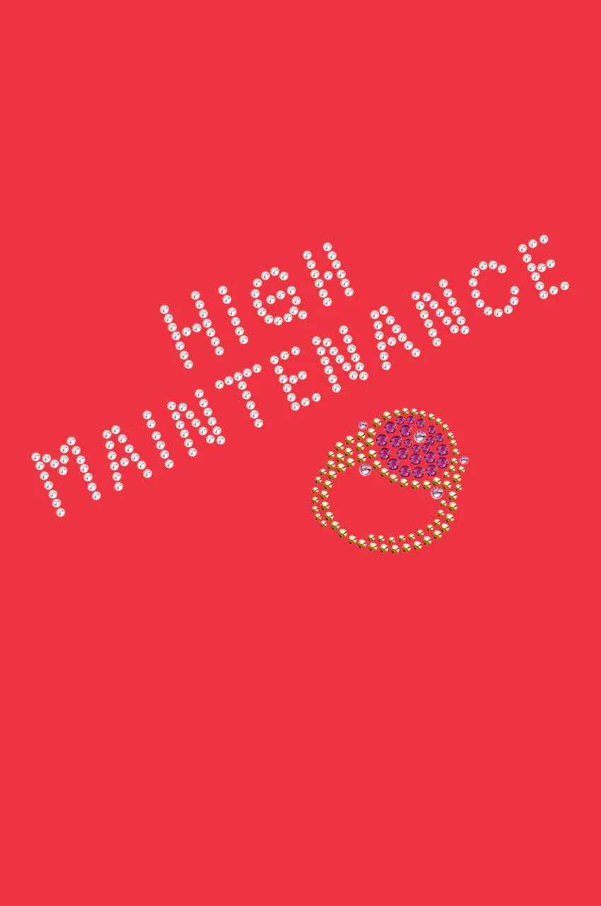 High Maintenance & Austrian crystal  Fuchsia Ring - Bandanna - Image 12