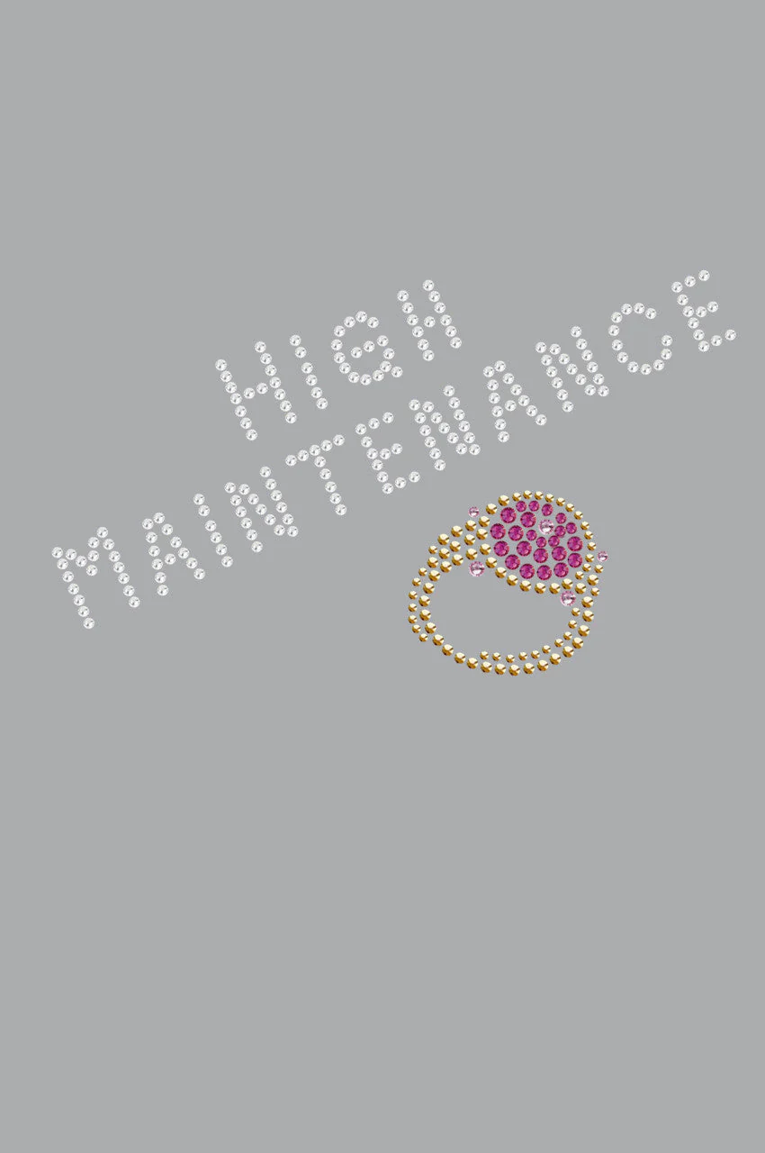 High Maintenance & Austrian crystal  Fuchsia Ring - Bandanna - Image 3