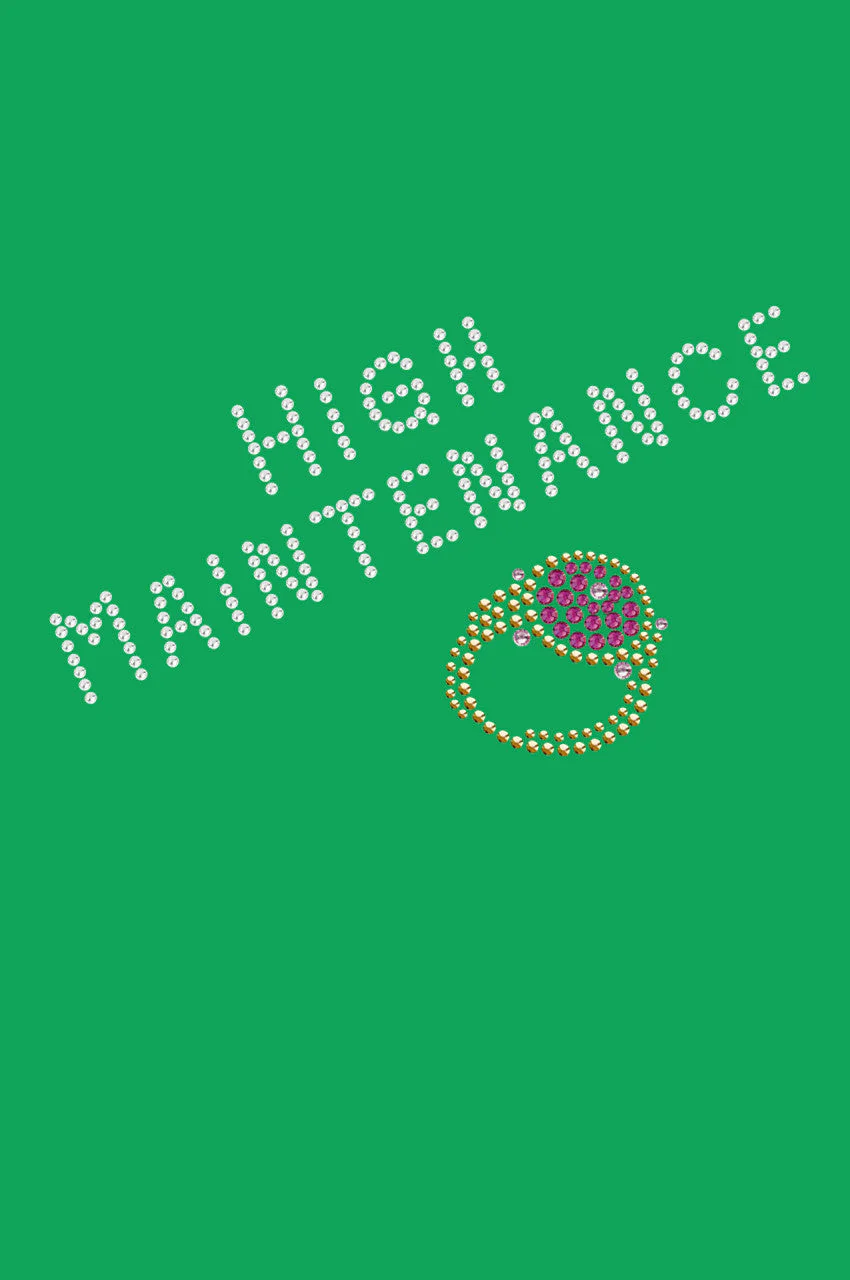 High Maintenance & Austrian crystal  Fuchsia Ring - Bandanna - Image 4