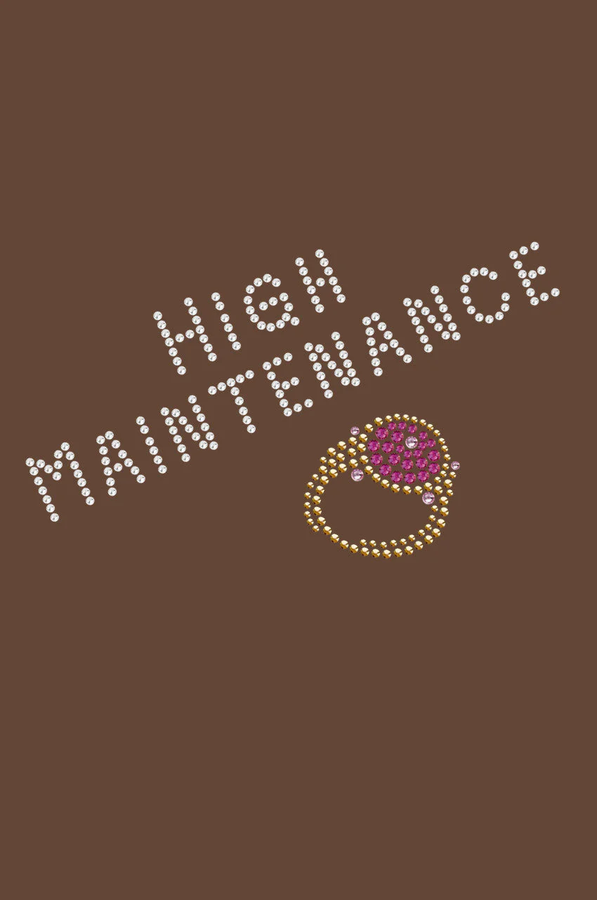 High Maintenance & Austrian crystal  Fuchsia Ring - Bandanna - Image 7