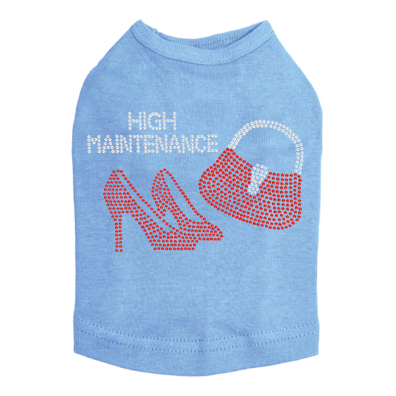 High Maintenance (Red Heels & Purse) - Dog Tank - Image 4