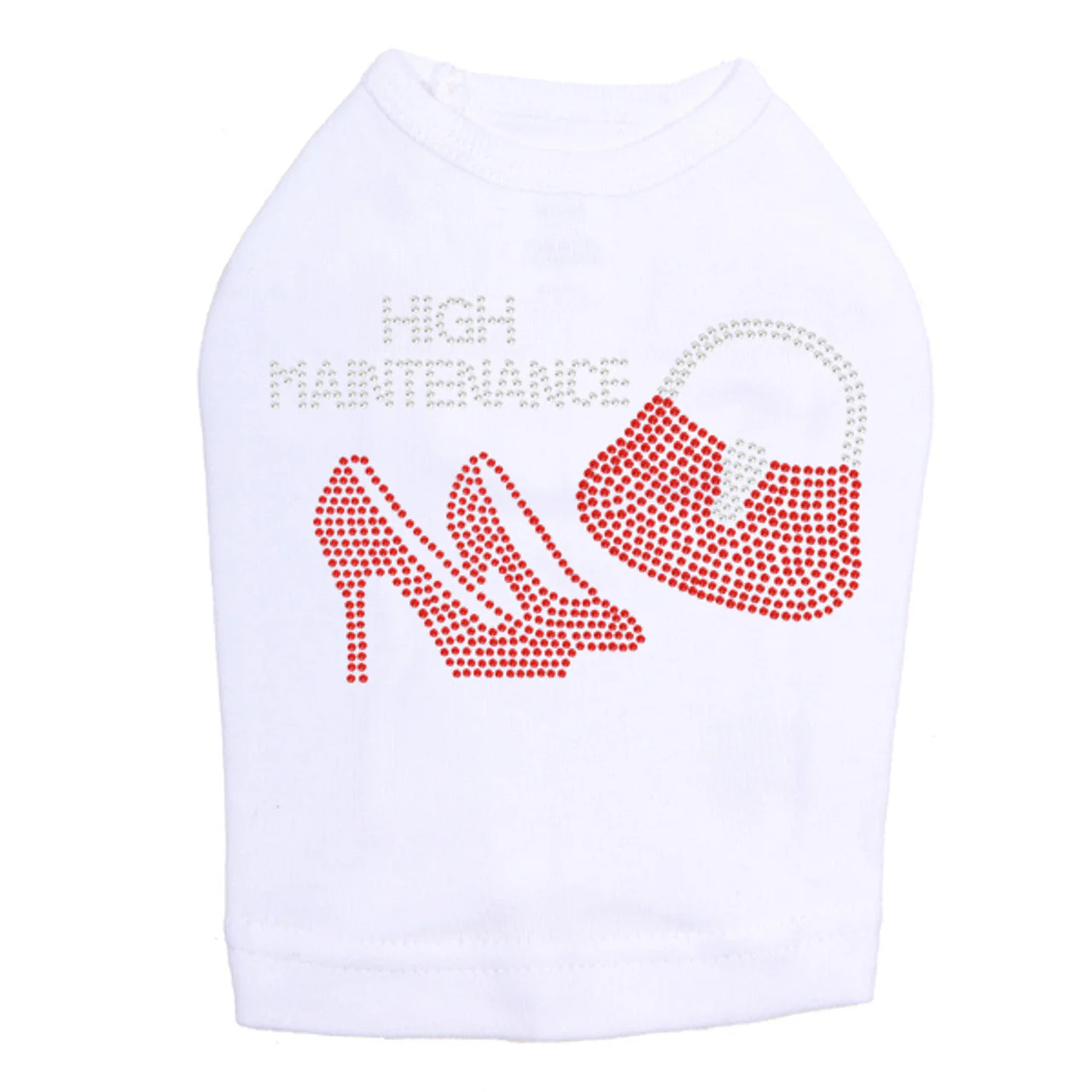 High Maintenance (Red Heels & Purse) - Dog Tank - Image 9