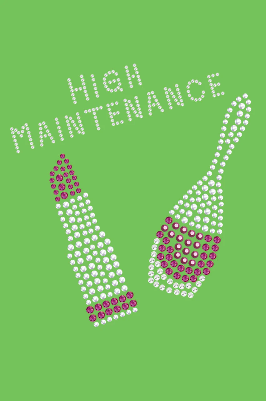 High Maintenance with Austrian crystal Nail Polish & Lipstick - Bandanna - Image 13