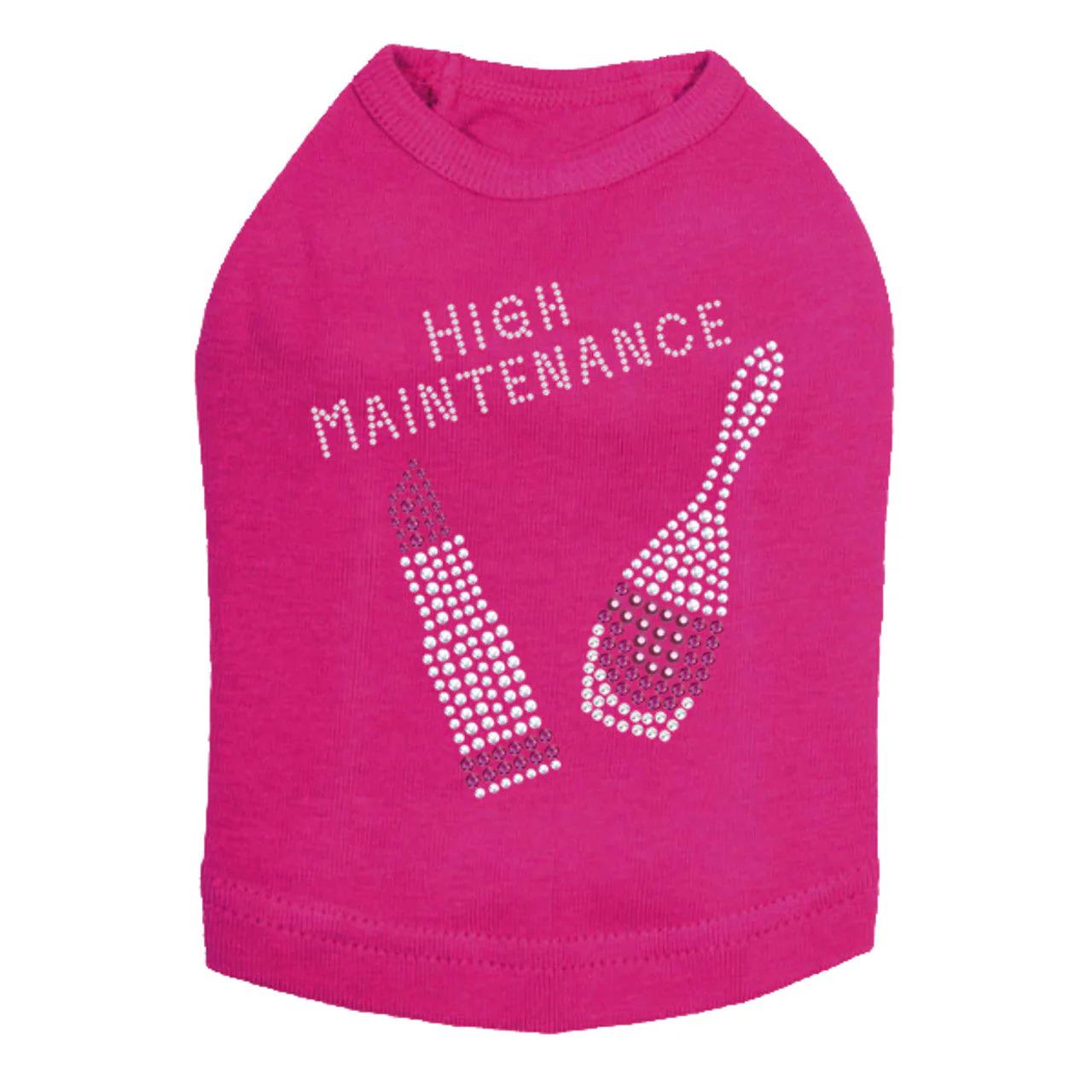 High Maintenance with Nail Polish & Lipstick - Dog Tank - Image 13