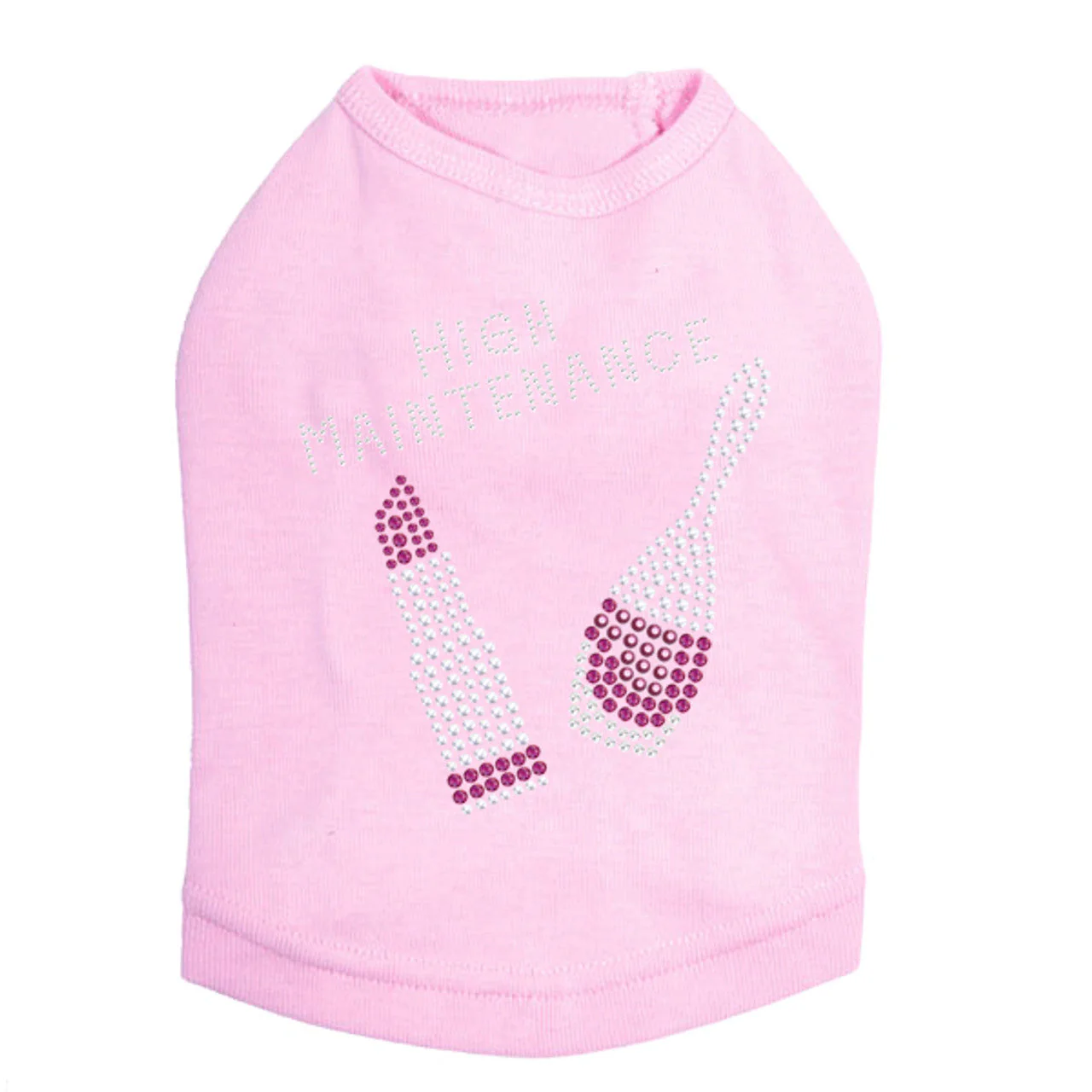High Maintenance with Nail Polish & Lipstick - Dog Tank - Image 6
