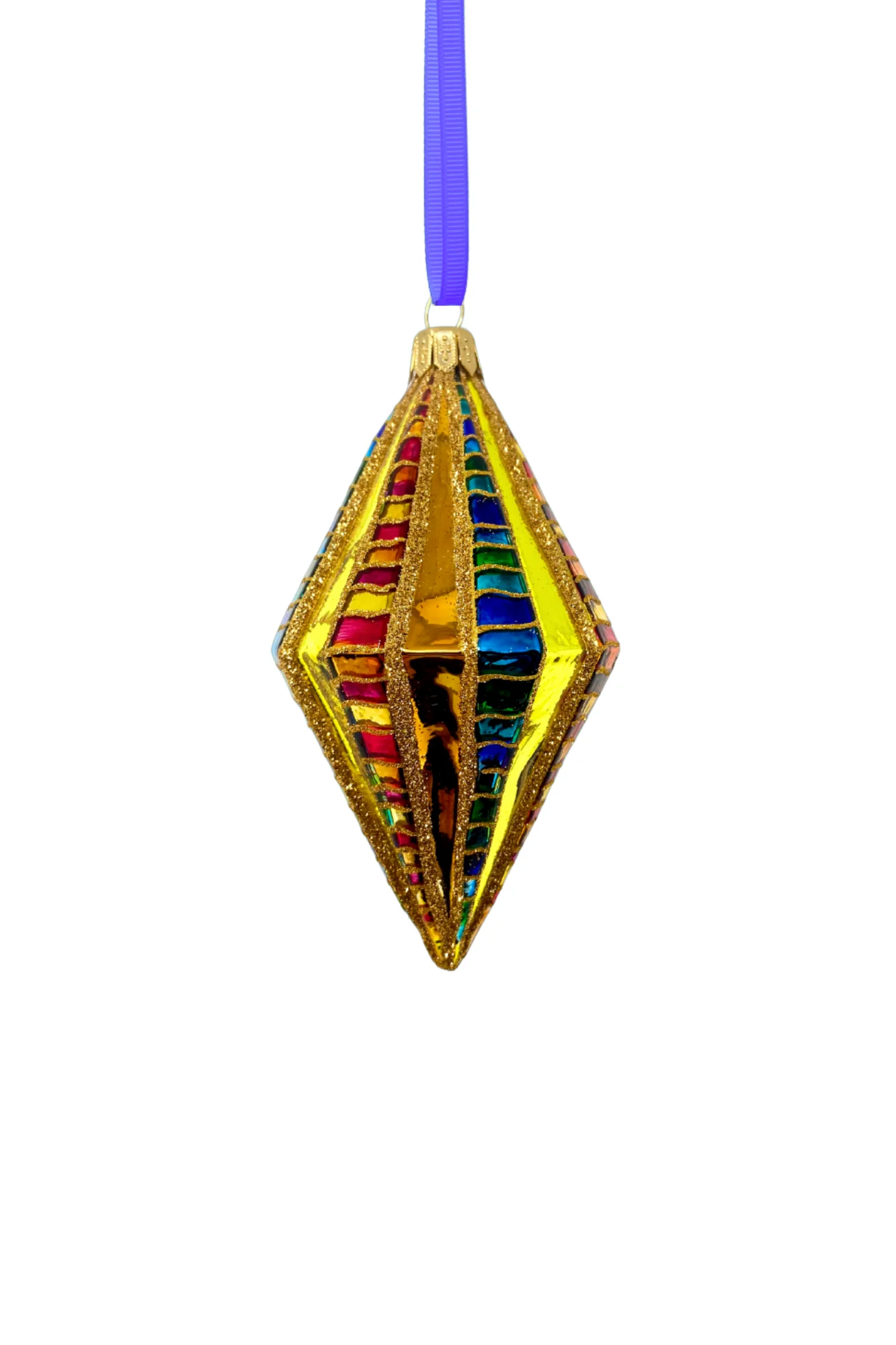 High Roller Diamond Glass Ornament - Image 2