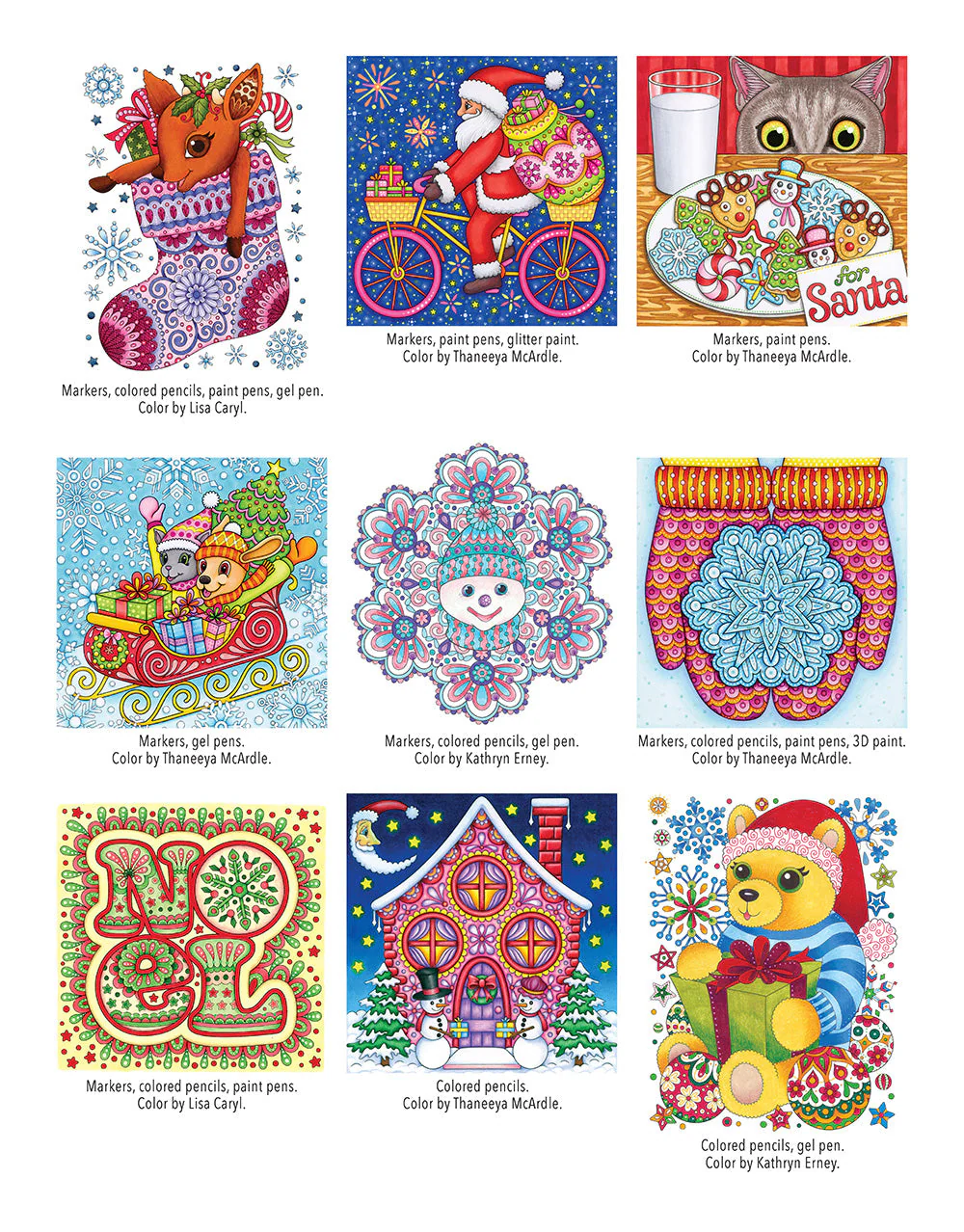 Holiday Cheer Coloring Book - Image 2