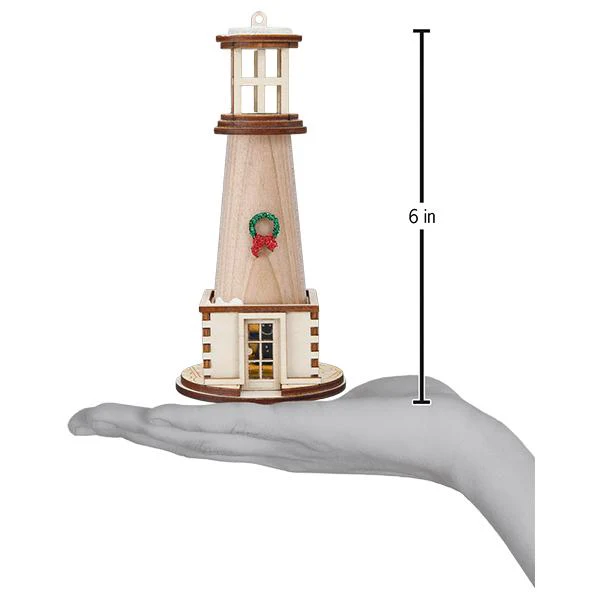 Holiday Lighthouse Ornament - Image 3