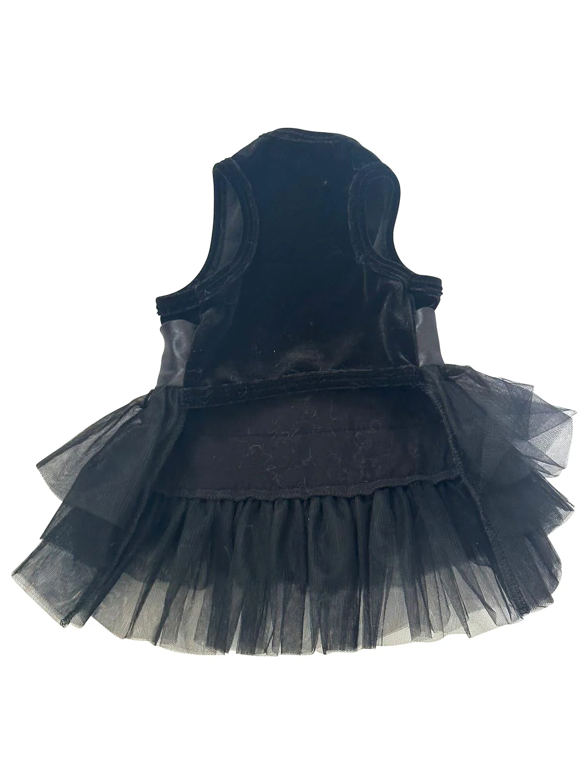 Holiday Party Girl Tutu, Black Velvet - Image 2