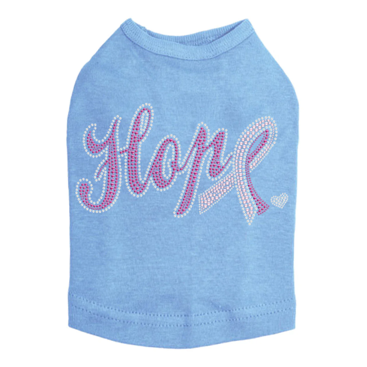 Hope with Cancer Ribbon - Dog Tank - Image 11