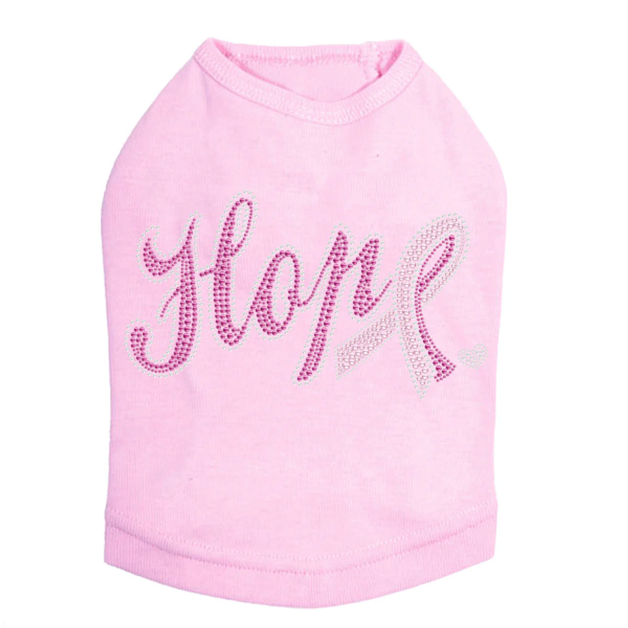 Hope with Cancer Ribbon - Dog Tank - Image 3