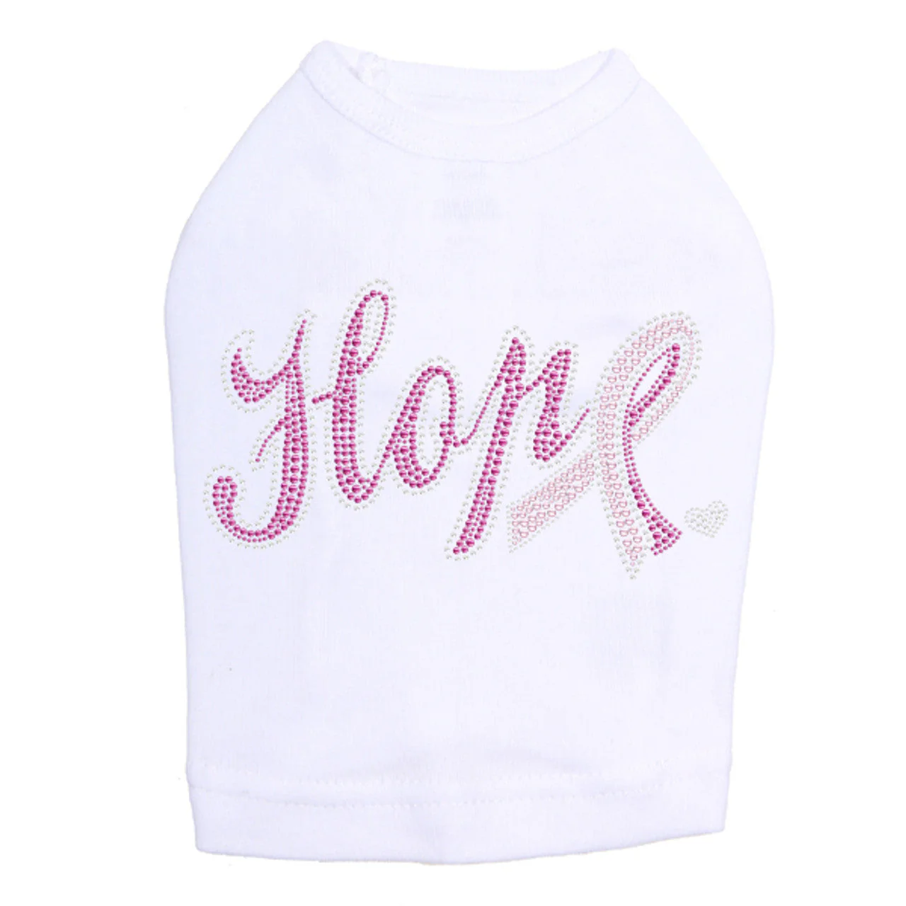 Hope with Cancer Ribbon - Dog Tank - Image 6
