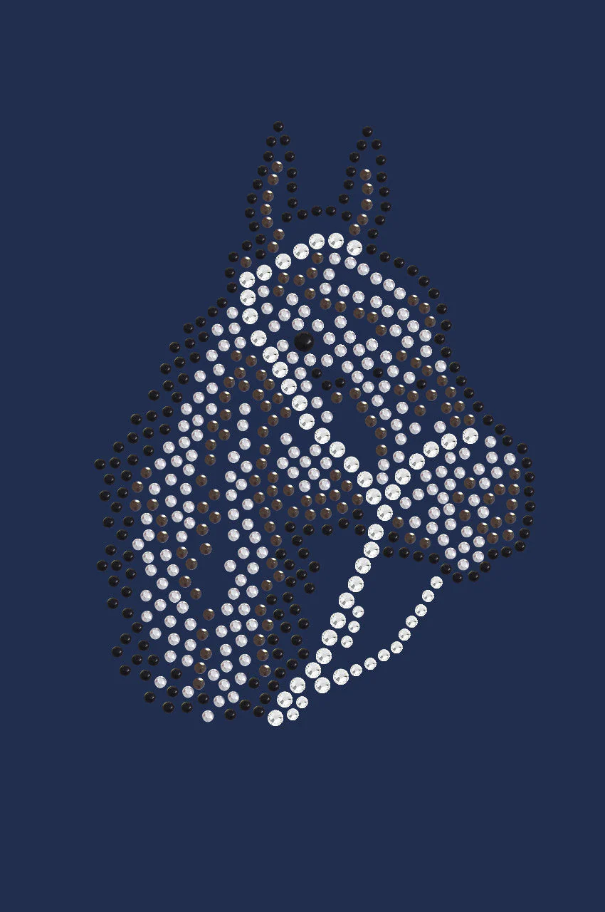 Horse Face (Brown Rhinestuds) - bandana - Image 11