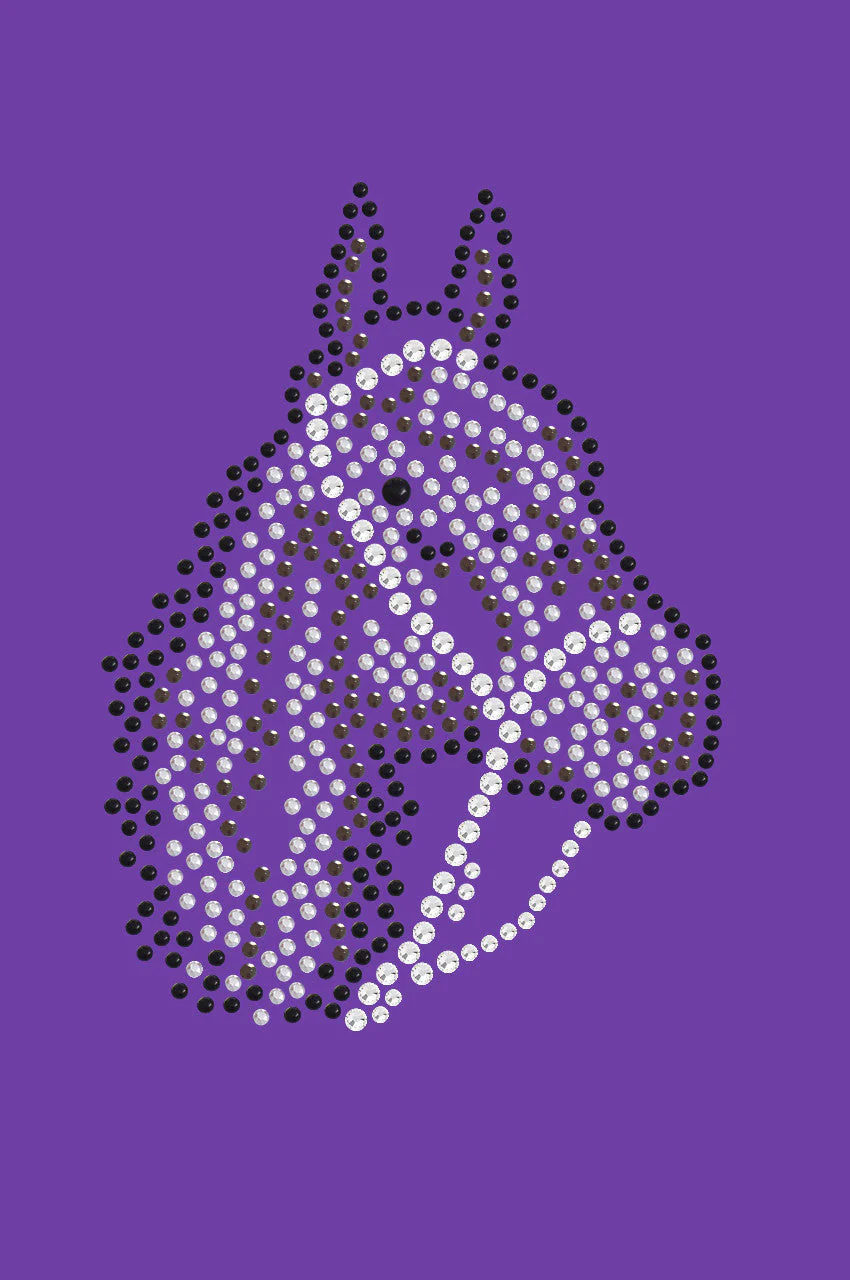 Horse Face (Brown Rhinestuds) - bandana - Image 17