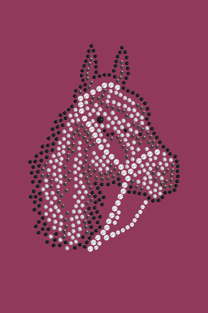 Horse Face (Brown Rhinestuds) - bandana - Image 6