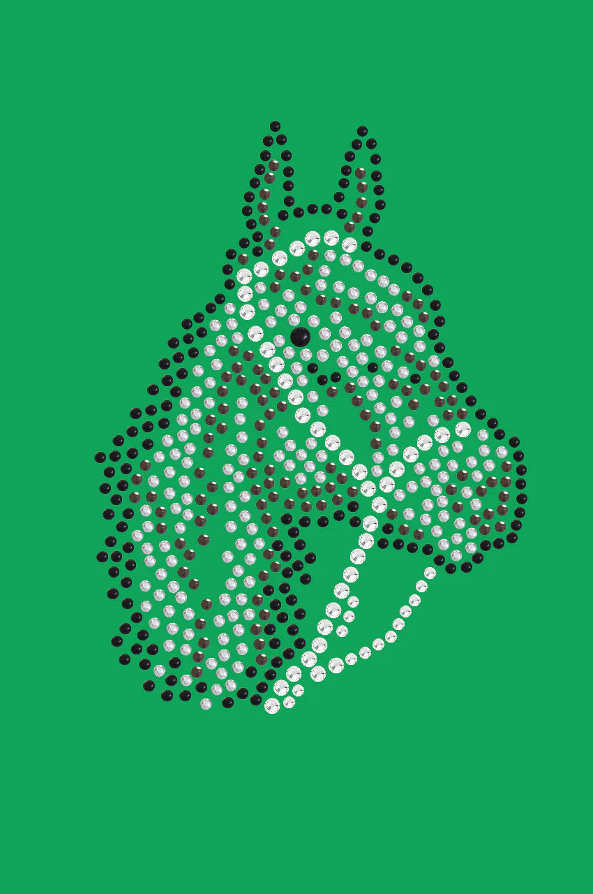 Horse Face (Brown Rhinestuds) - bandana - Image 7