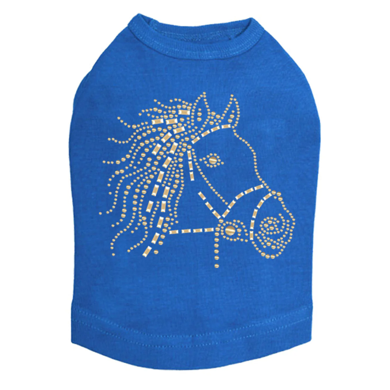 Horse Face (Gold) - Dog Tank - Image 11