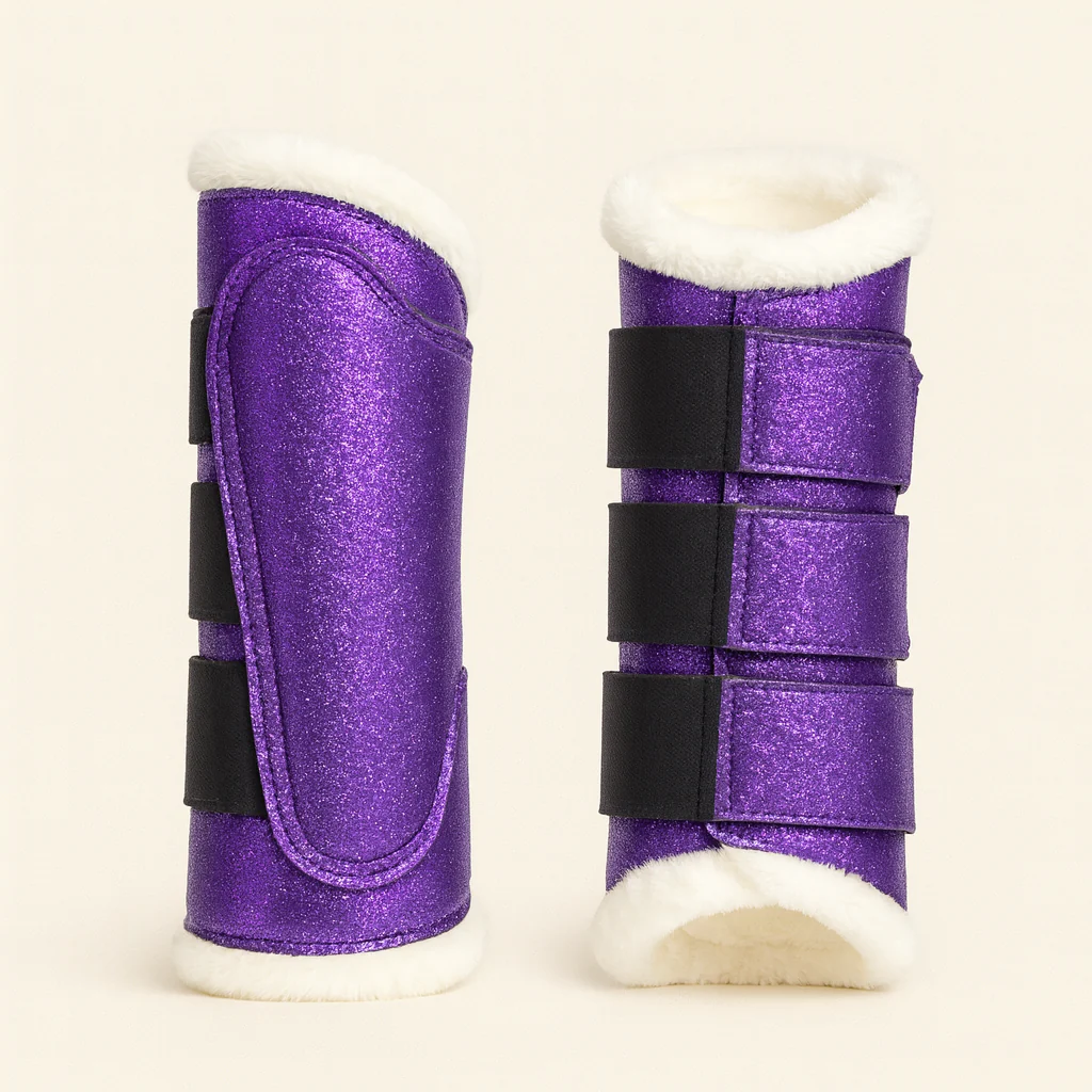 Horse Saddle Pad, Ear Bonnet & Horse Boot Set - Image 3