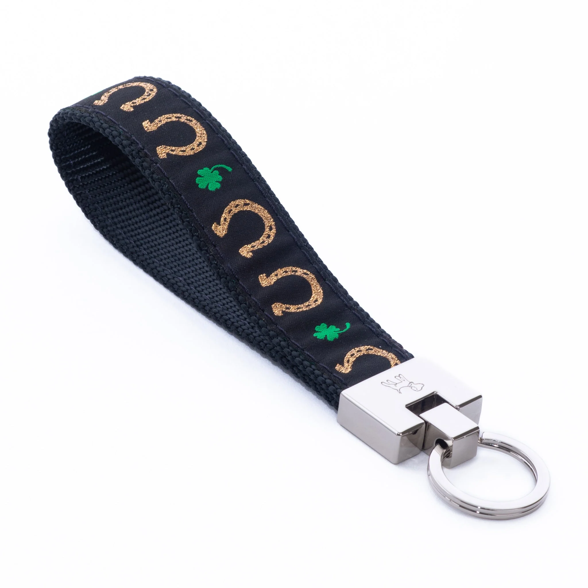 Up Country Horseshoes Cast Brass Key Ring