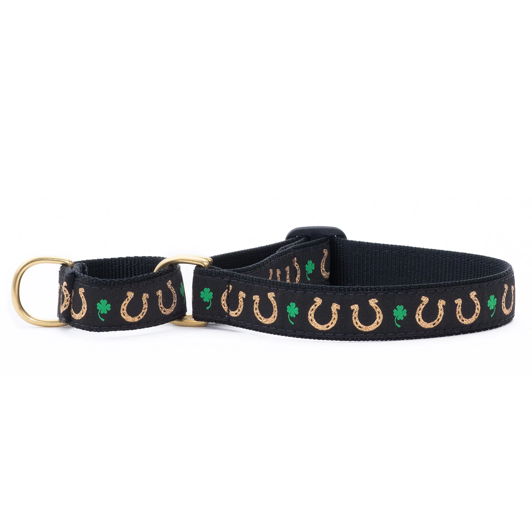 Up Country Horseshoes Cast Brass Martingale Collar