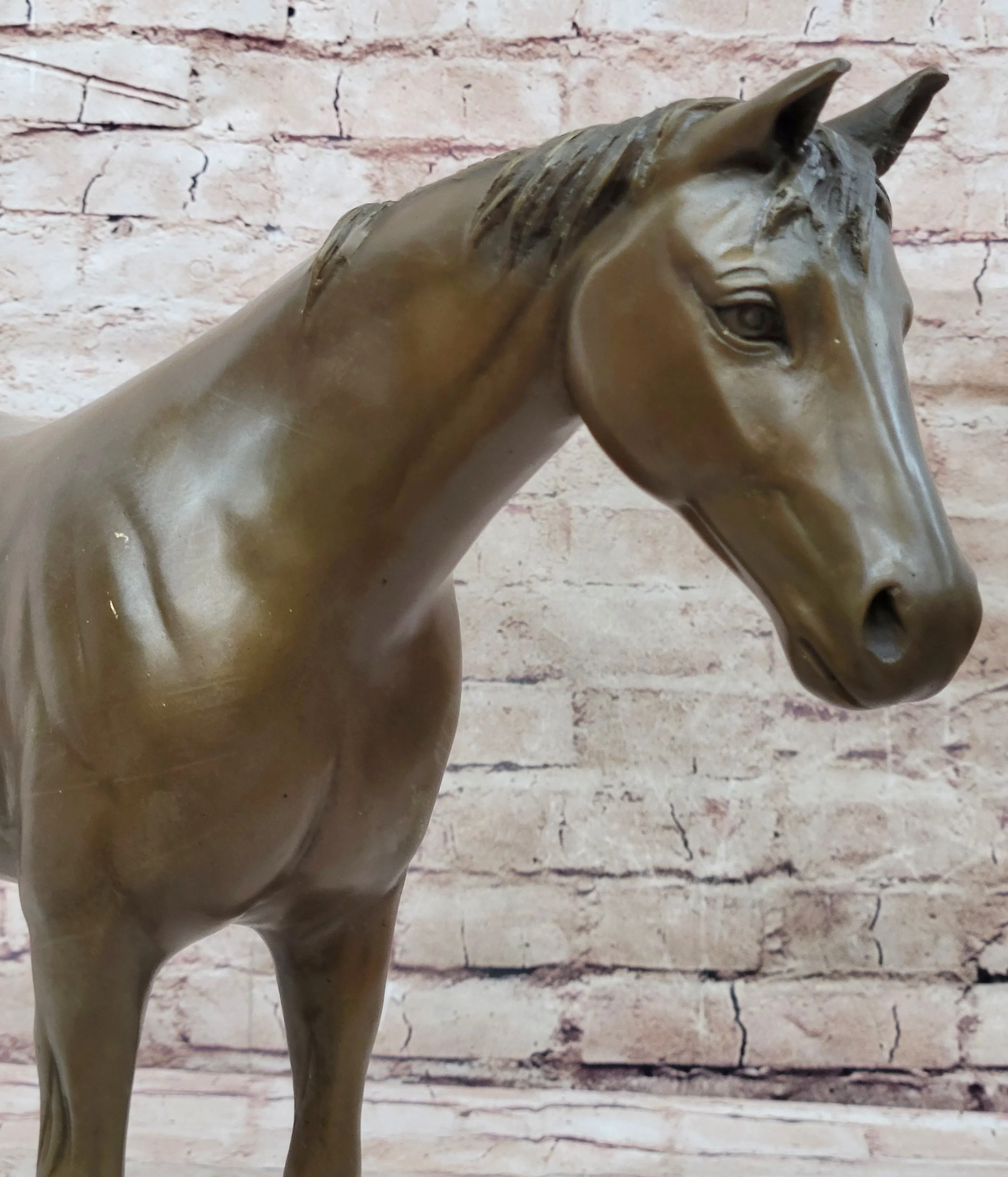 Hot Cast Bronze Horse Figurine Sculpture PJ Mene Art Decor - Image 8