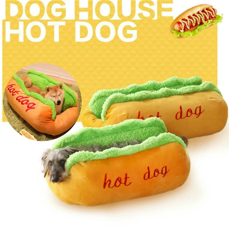 Hot Dog Shaped Pet Bed - Image 2