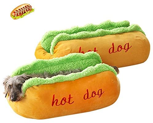 Hot Dog Shaped Pet Bed - Image 3
