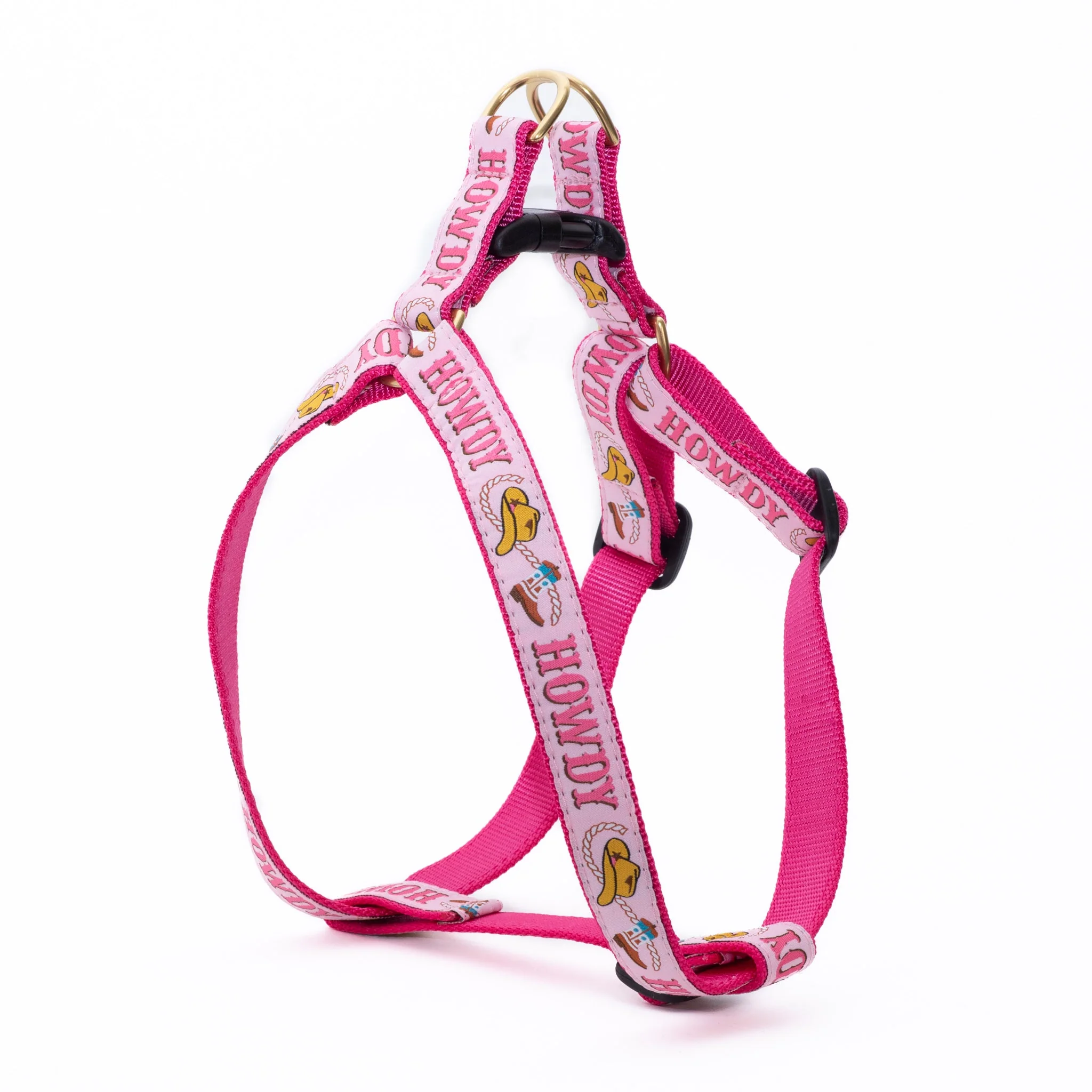 Up Country Howdy Dog Cast Brass Dog Harness