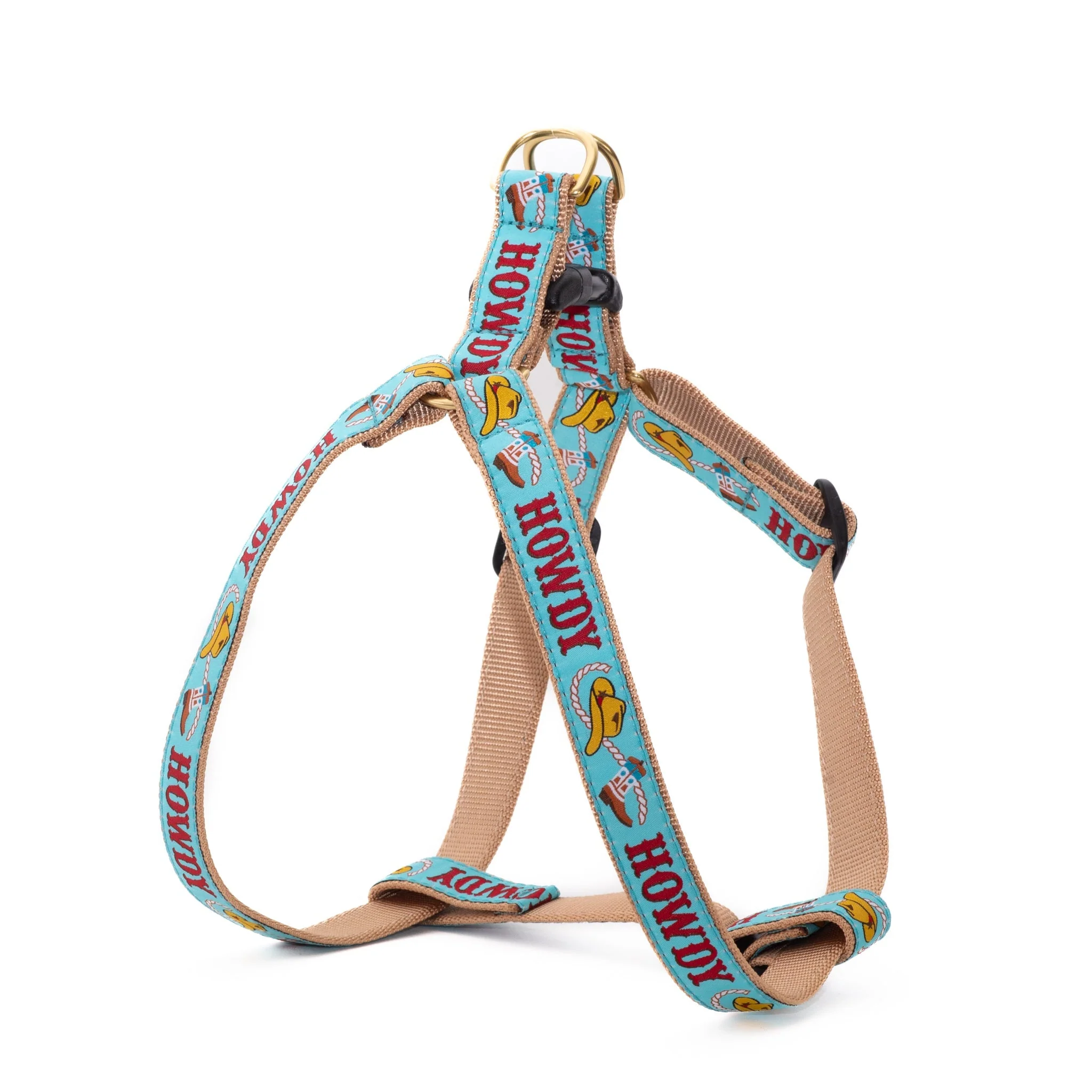 Up Country Howdy Dog Cast Brass Dog Harness - Image 2
