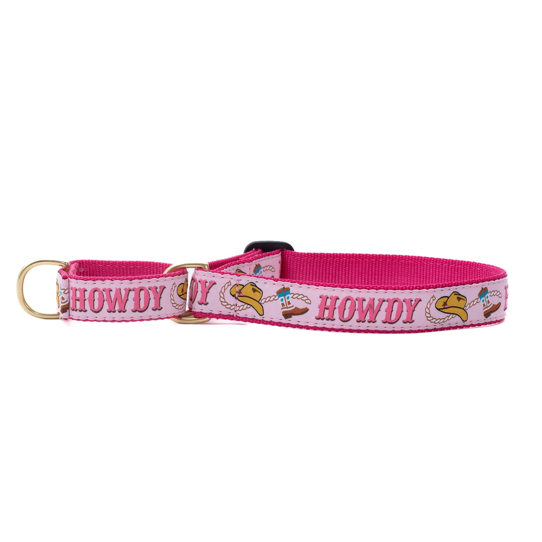 Up Country Howdy Cast Brass Martingale Collar