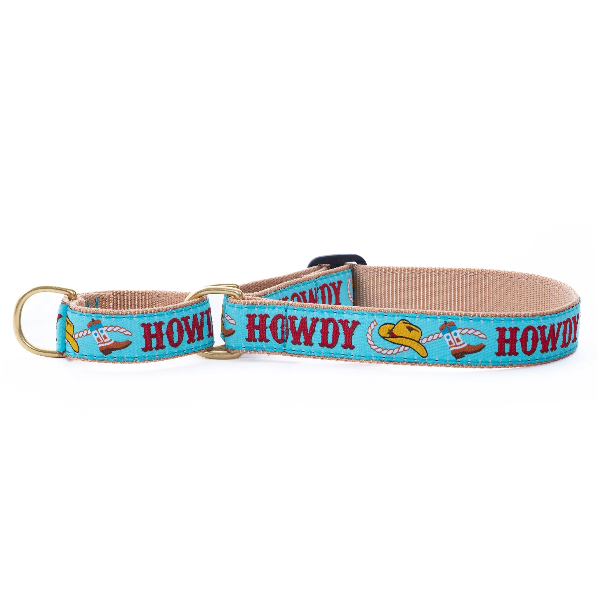 Up Country Howdy Cast Brass Martingale Collar - Image 2