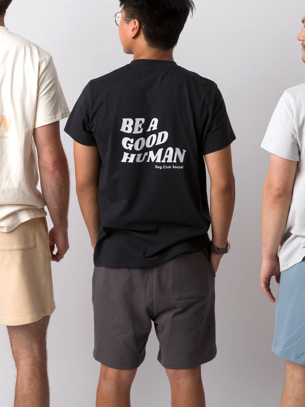 Human Embroidered Sweatshort - Image 3