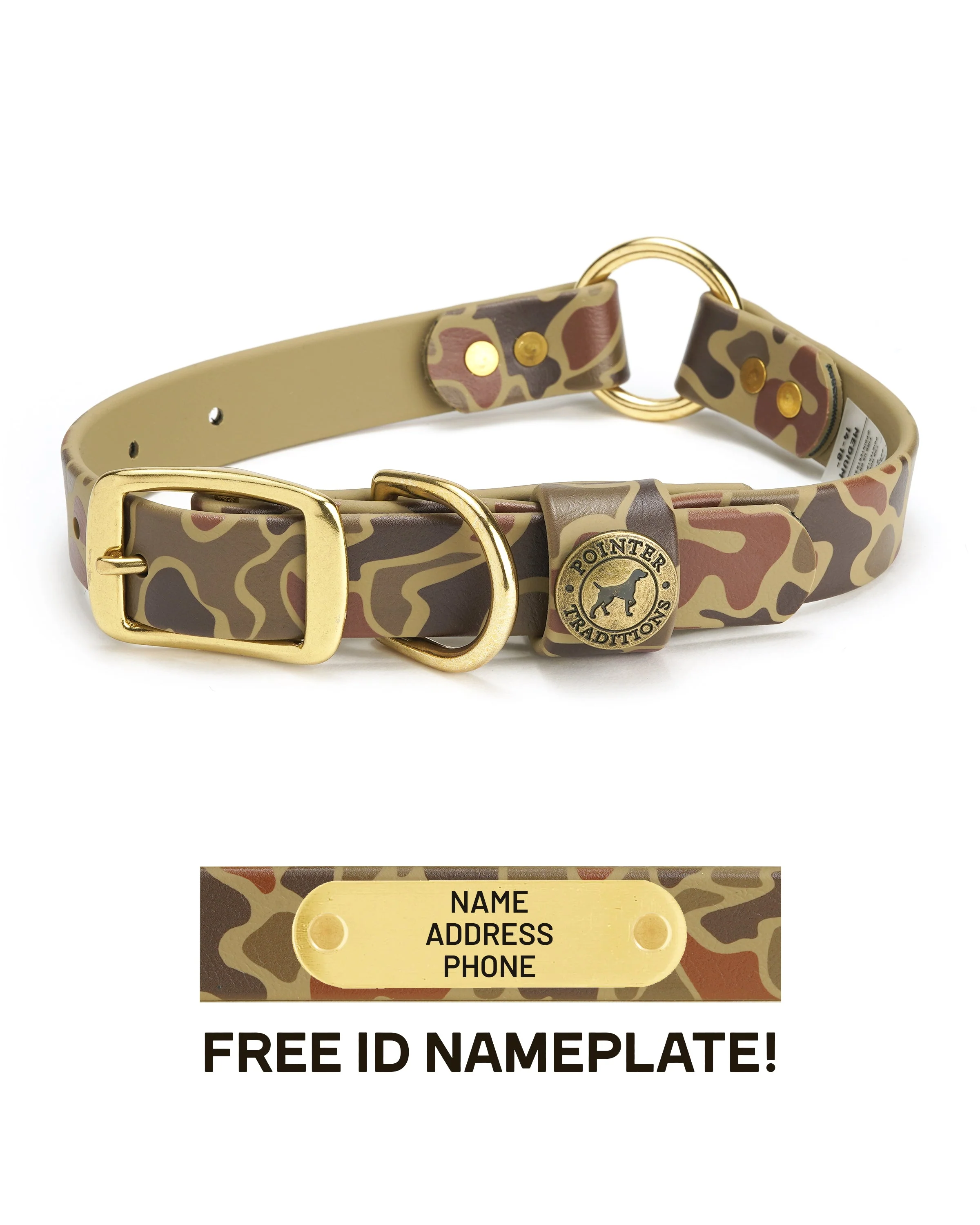 Hunting Dog Center Ring Collar - Wingshooter Vintage Camo