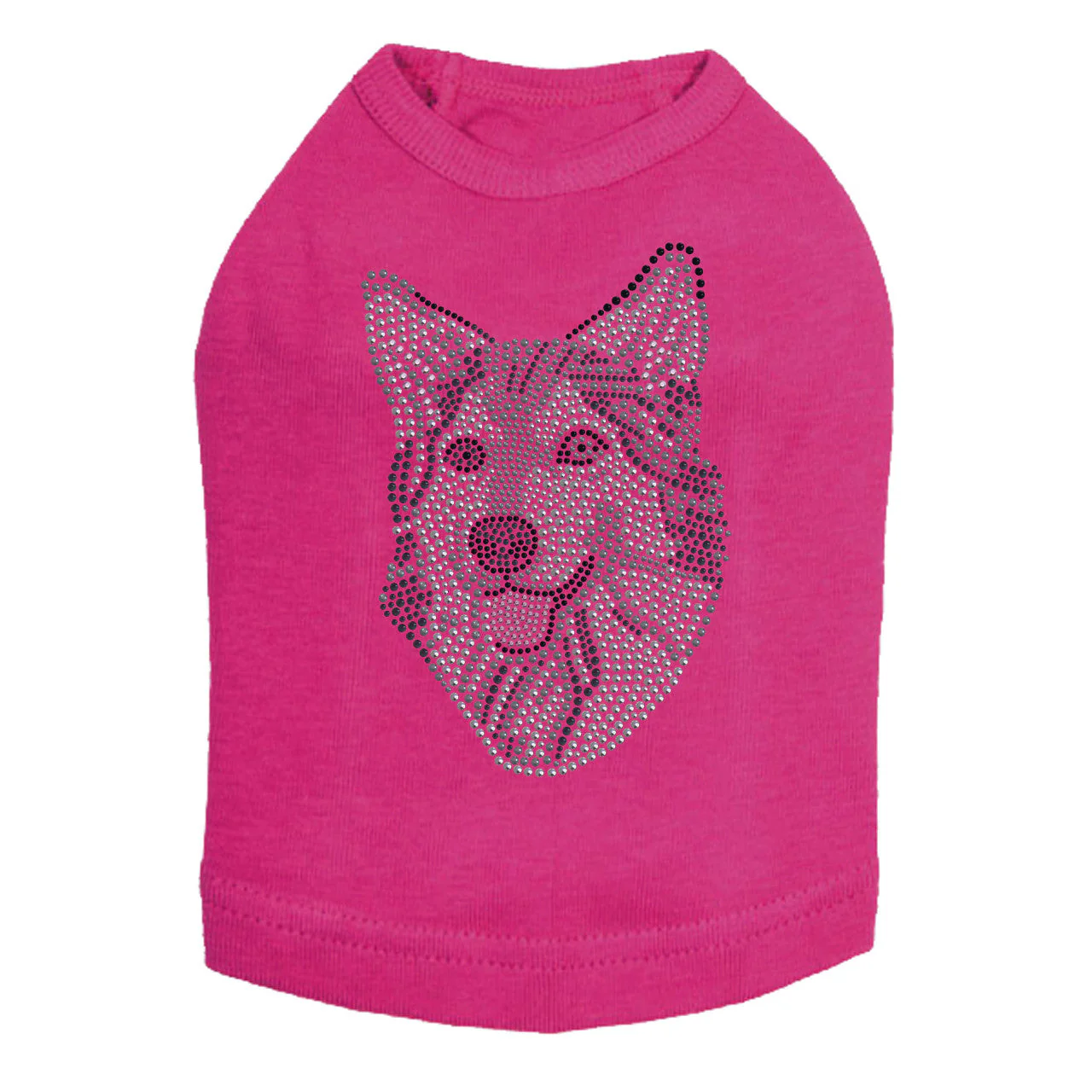 Husky/Tamaskan Face - Dog Tank - Image 4