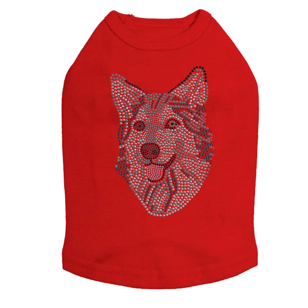 Husky/Tamaskan Face - Dog Tank - Image 7