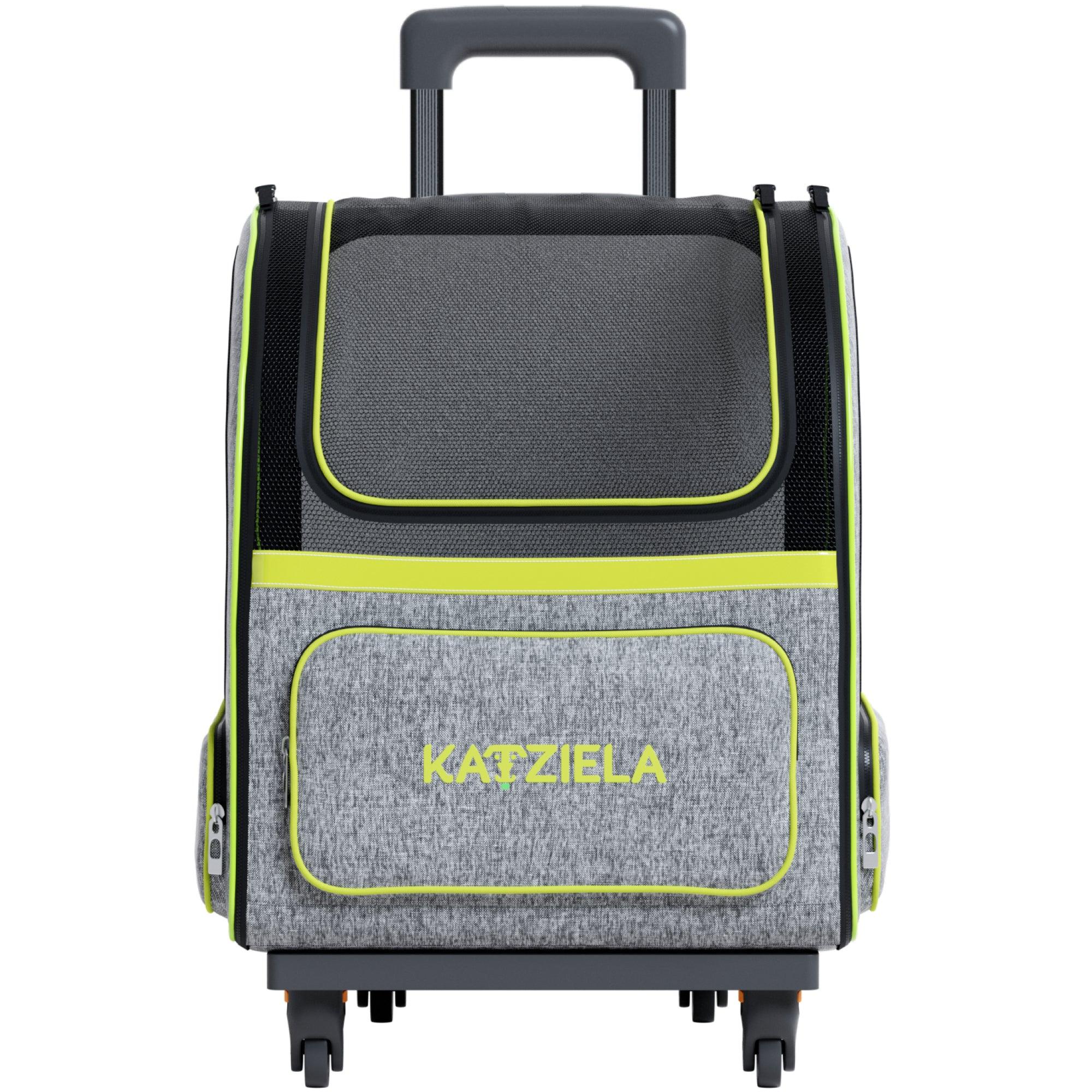 Hybrid Adventurer Pet Backpack with Removable Wheels and Telescopic Handle - Image 3