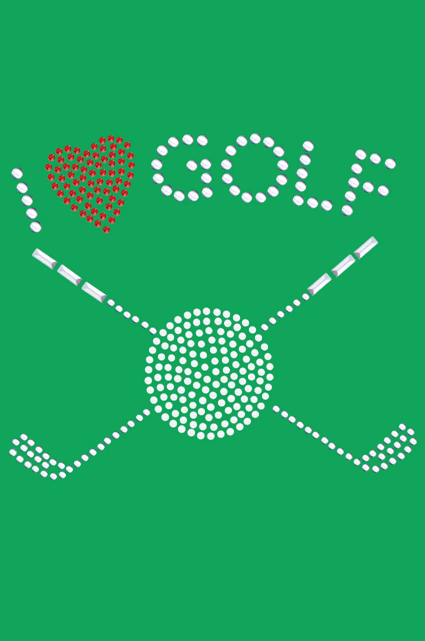 I Love Golf (Small) - Bandana - Image 11