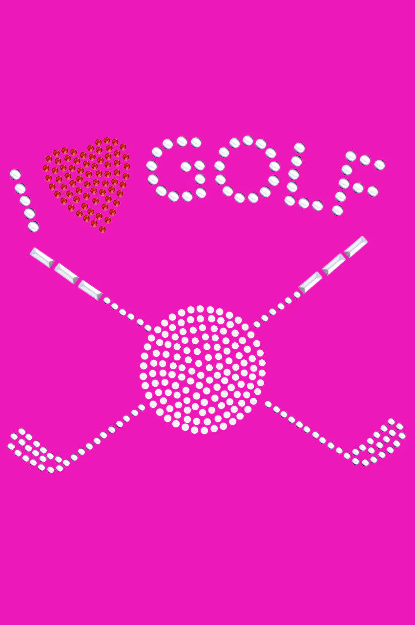 I Love Golf (Small) - Bandana - Image 13