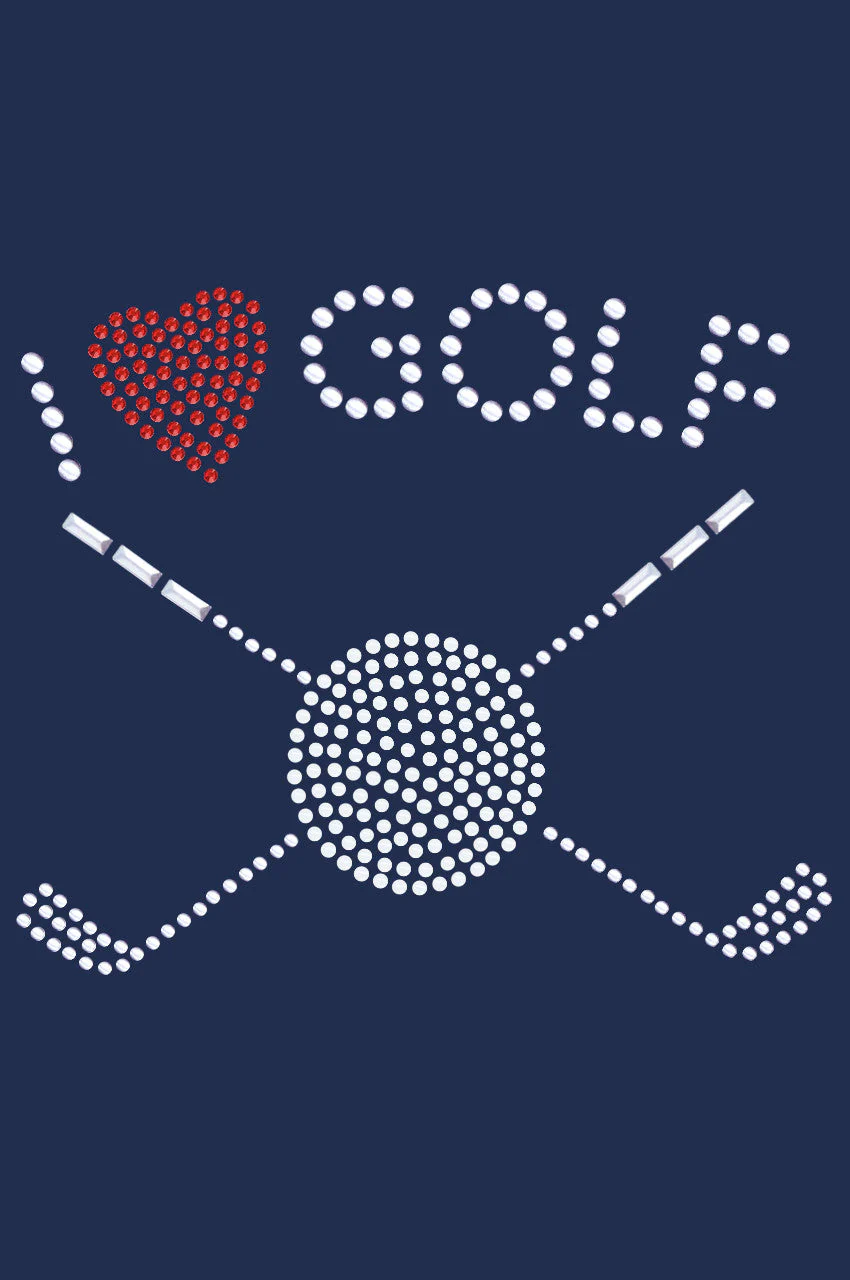 I Love Golf (Small) - Bandana - Image 3