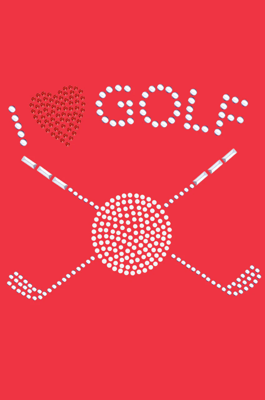 I Love Golf (Small) - Bandana - Image 9