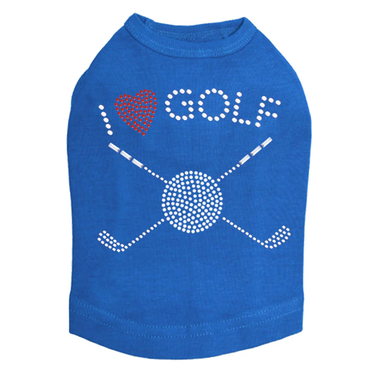 I Love Golf (Small) - Dog Tank - Image 11